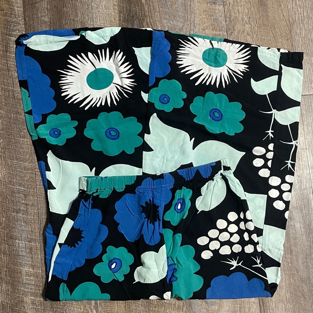 Marimekko for Target Floral Flowy Bell Bottoms Casual Pull on Pants - Picture 5 of 6